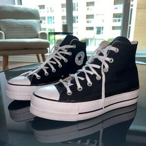 Converse Black and White High-Top Sneakers